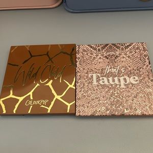 Colourpop Eyeshadow Palettes - Wild Child and That’s Taupe